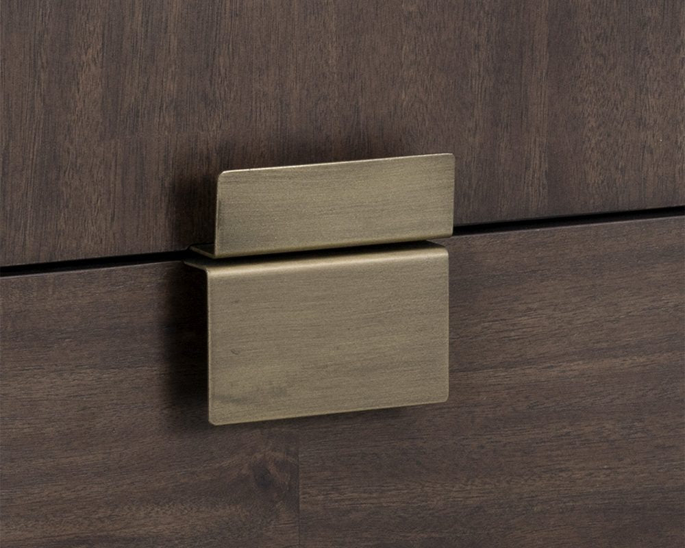 Jade Dresser - Antique Brass - Dark Mango