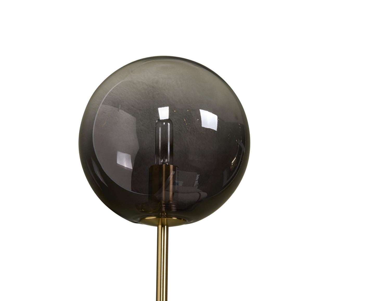 Izora Sconce - Brass - Smoke Grey Ombre