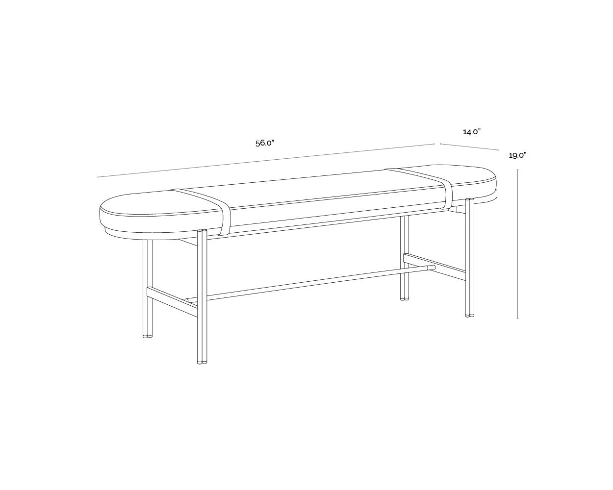 Elaine Bench - Polo Club Muslin