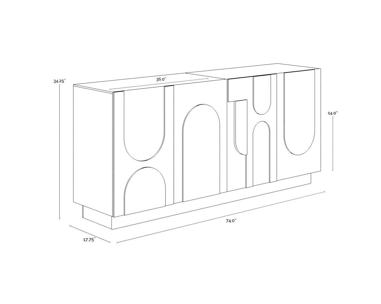Cove Sideboard - Black