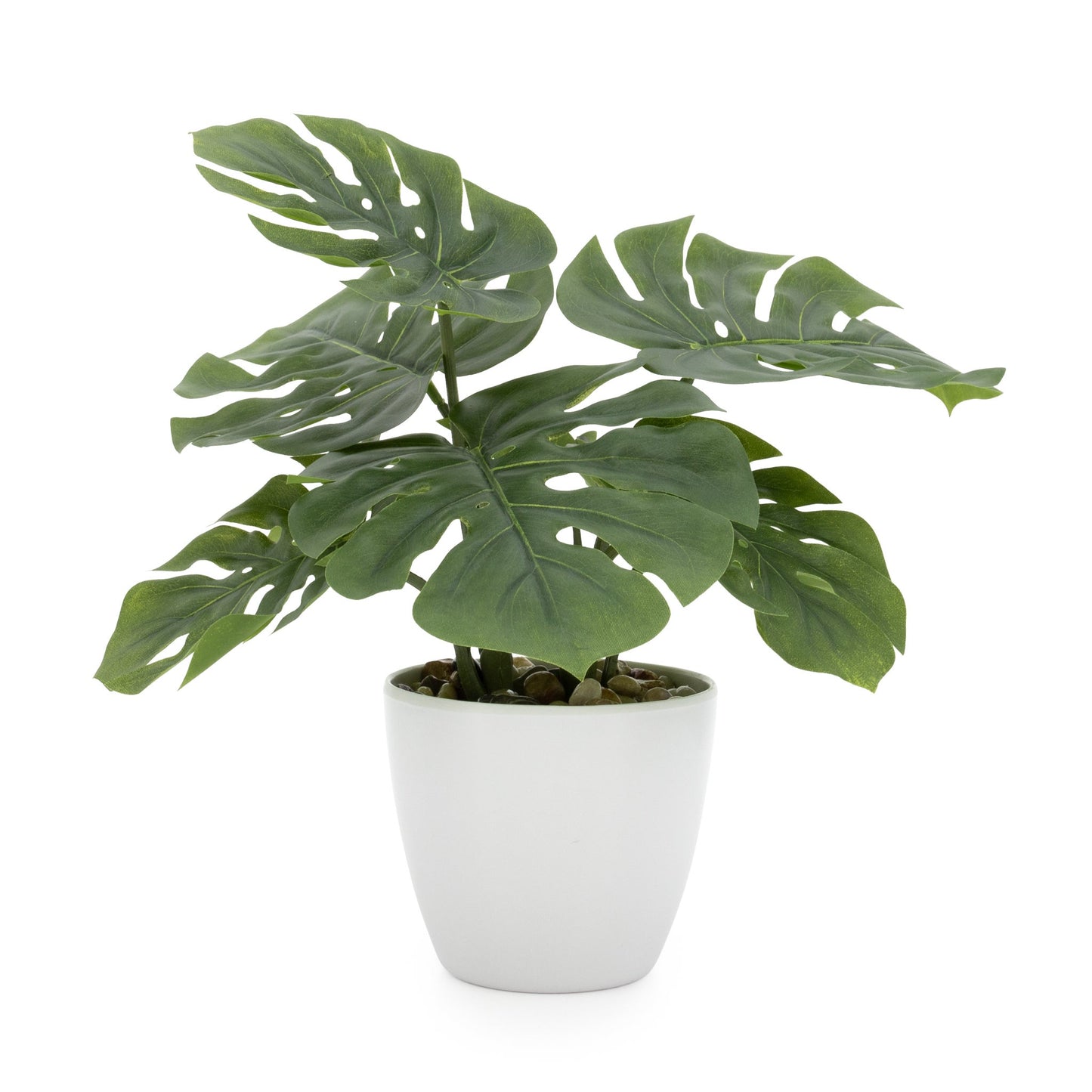 Villa 4.5 Inch Diameter Faux Potted 10 Inch Tall Plant - Monstera