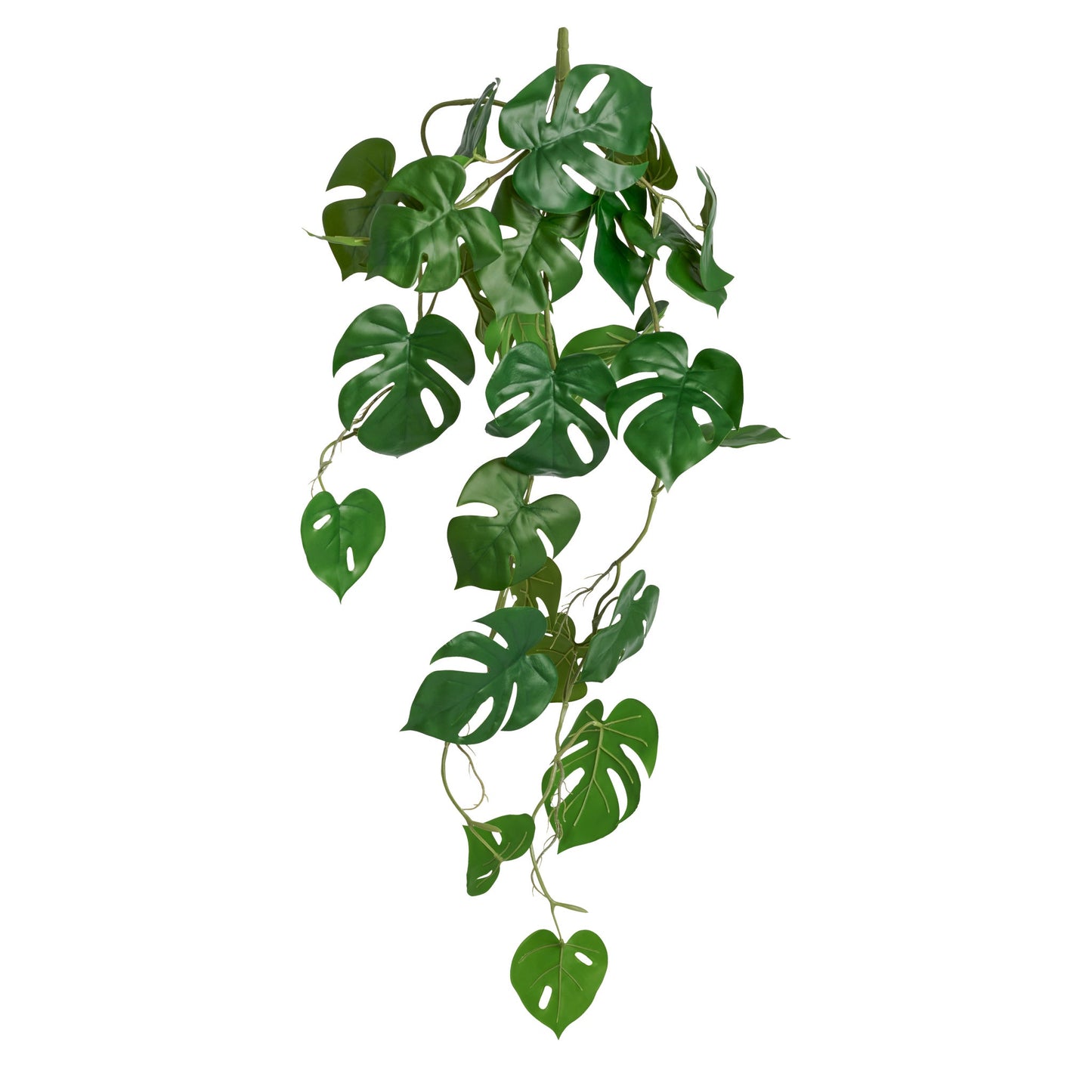 Monstera Faux 33 Inch Length Multi Leaf Vine Spray