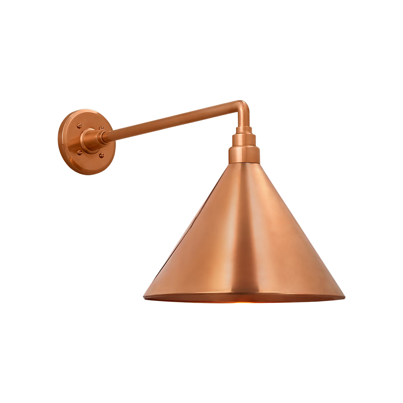 Academy 12.5" Mack Barn Light - Conical Savannah Shade by Visual Comfort
