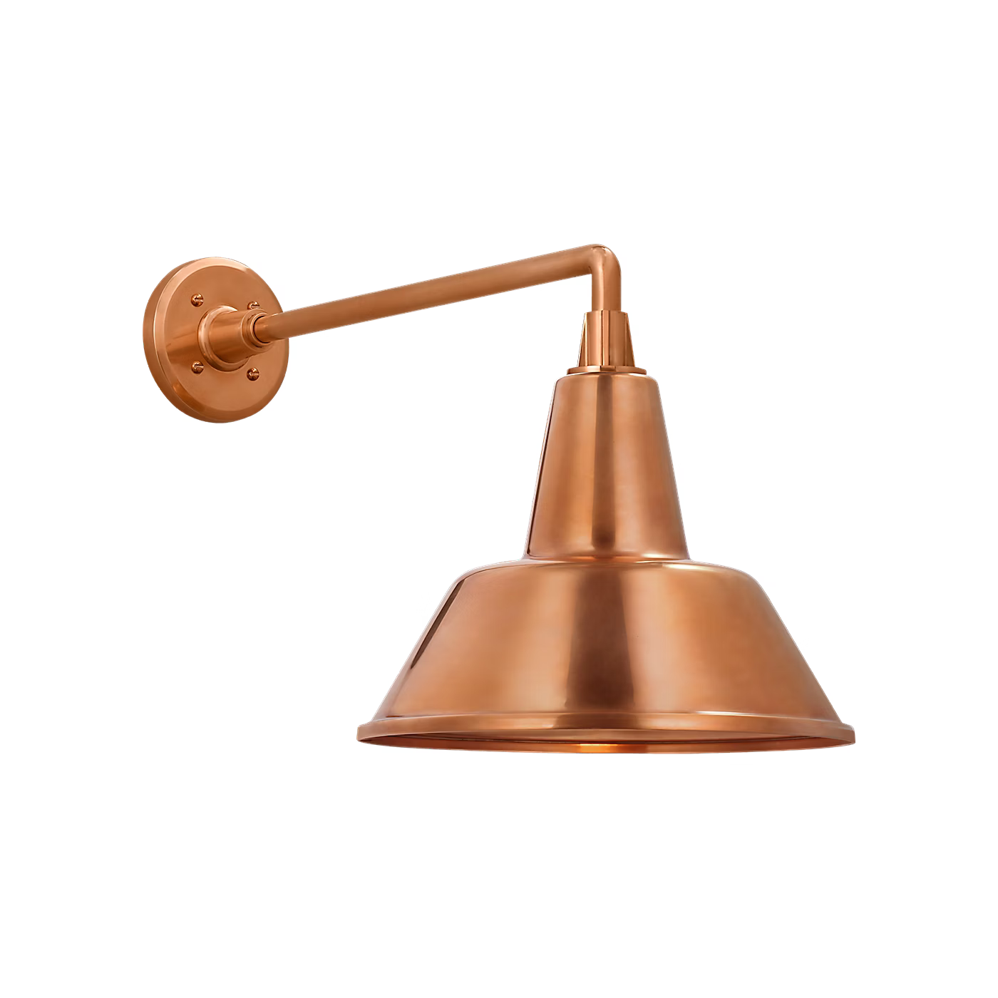 Academy 12.5" Mack Barn Light - Bowers Shade by Visual Comfort