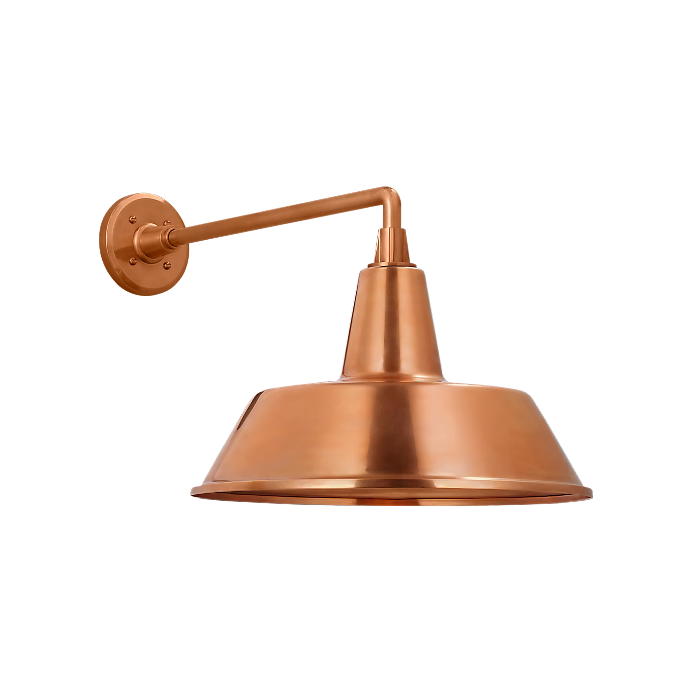 Academy 16" Mack Barn Light - Bowers Shade by Visual Comfort