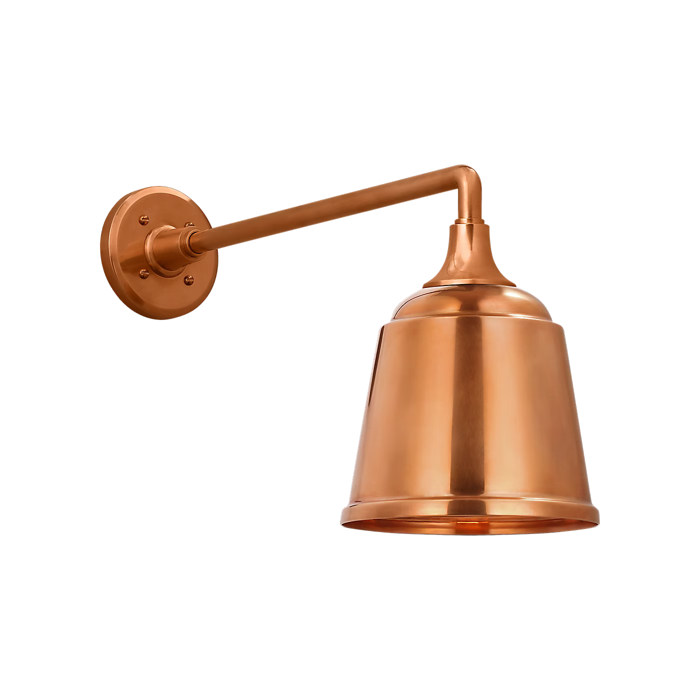 Academy 8" Mack Barn Light - Rockhouse Shade by Visual Comfort