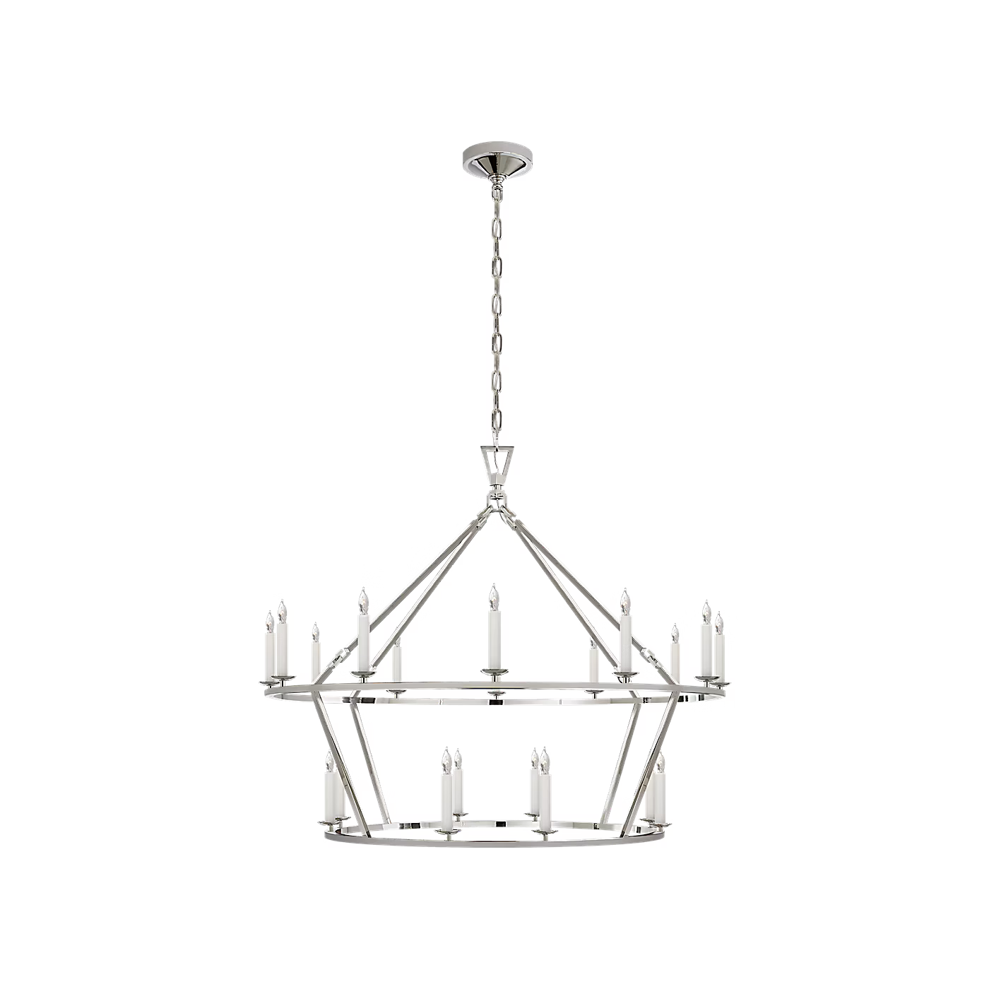 Darlana Large Two-Tiered Ring Chandelier