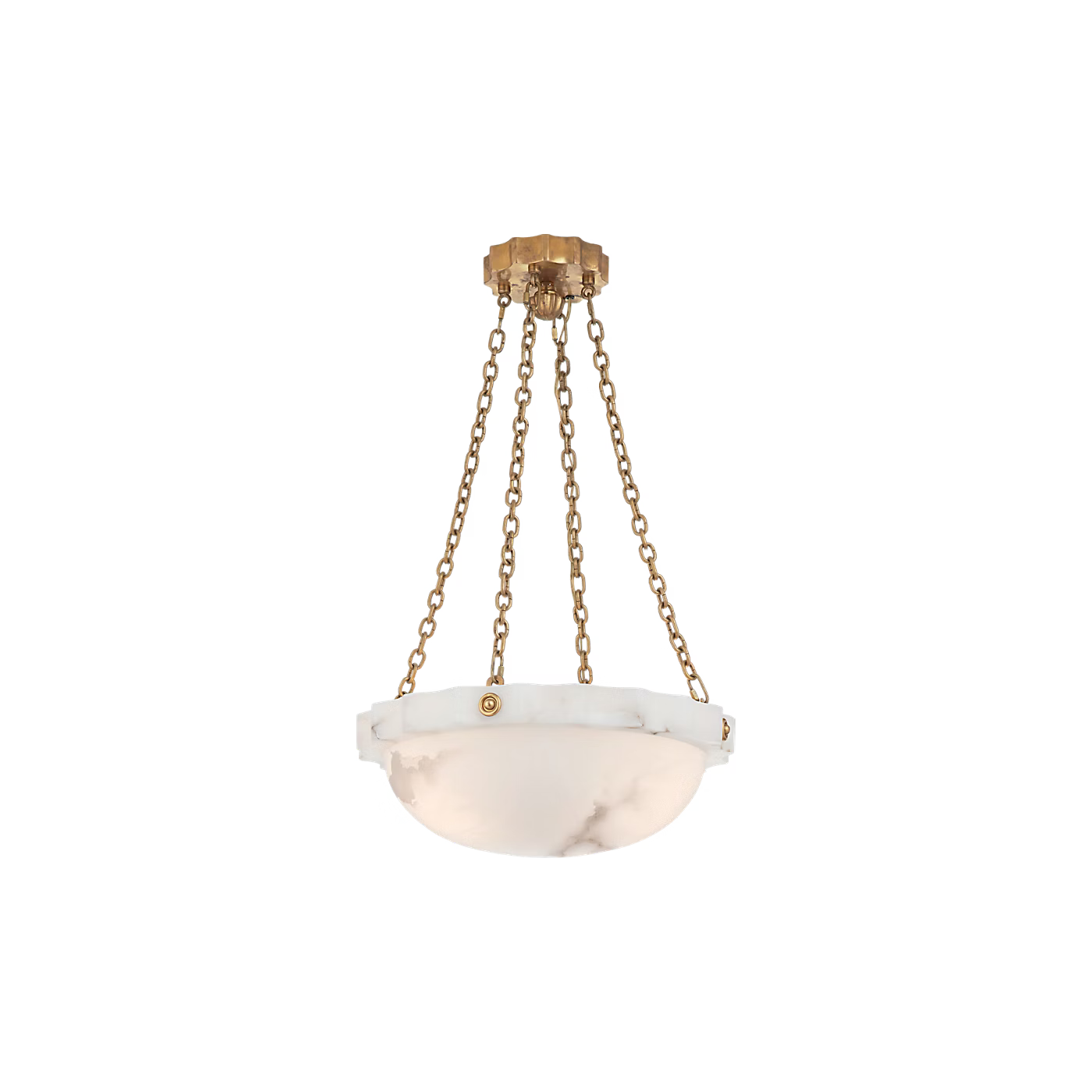 Fluted Band Medium Chandelier