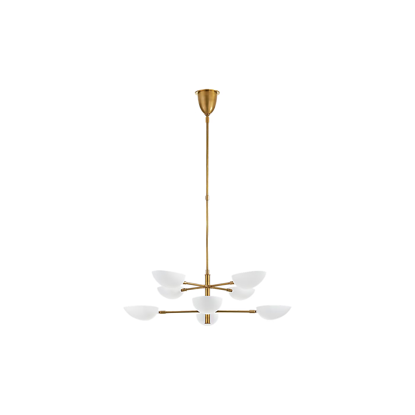 Graphic Large Two-Tier Chandelier
