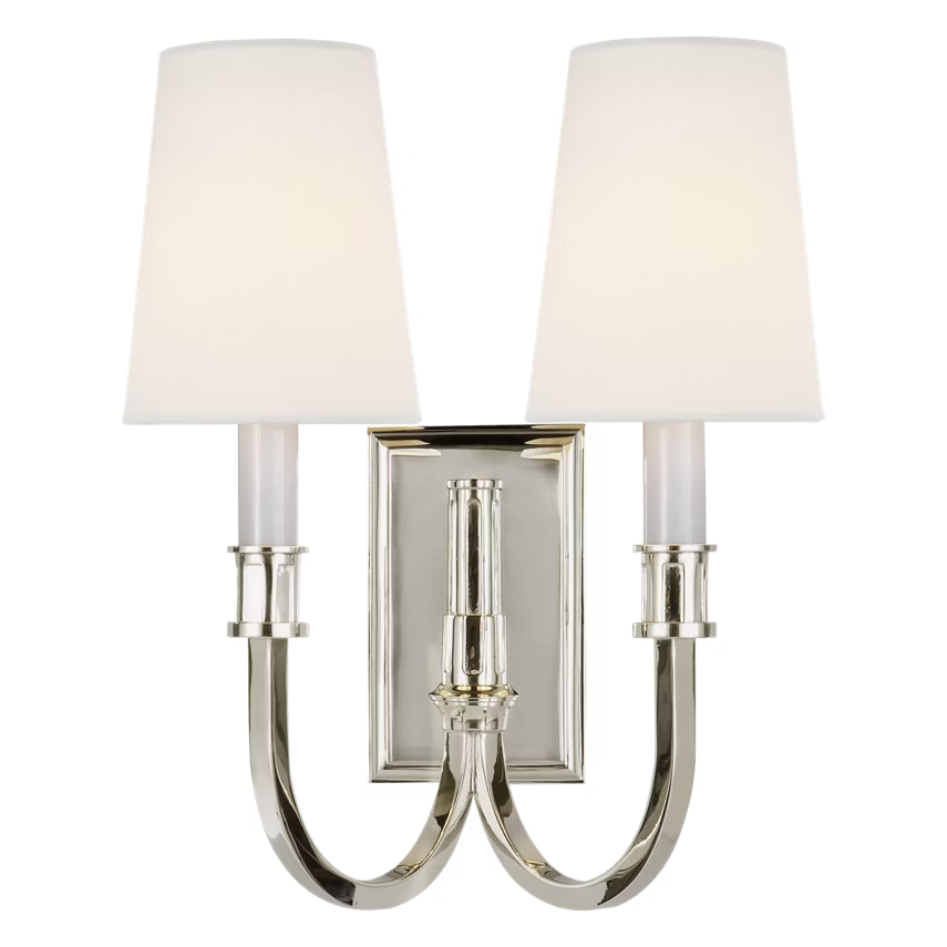 Modern Library Double Sconce