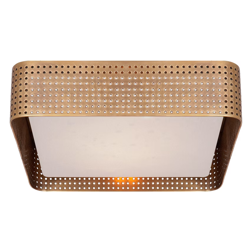 Precision Large Square Flush Mount