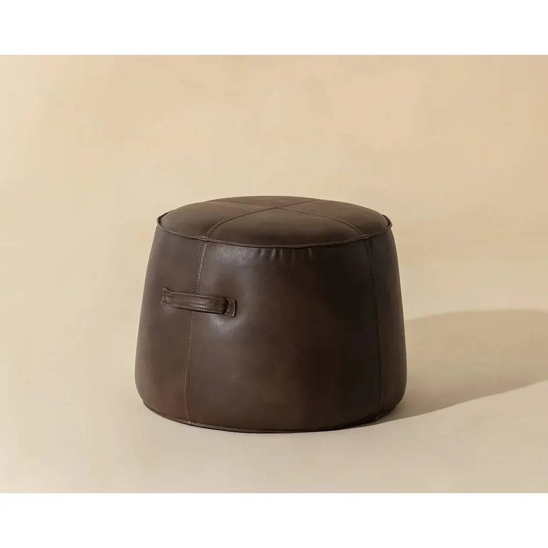 Mitchell Ottoman - Havana Dark Brown