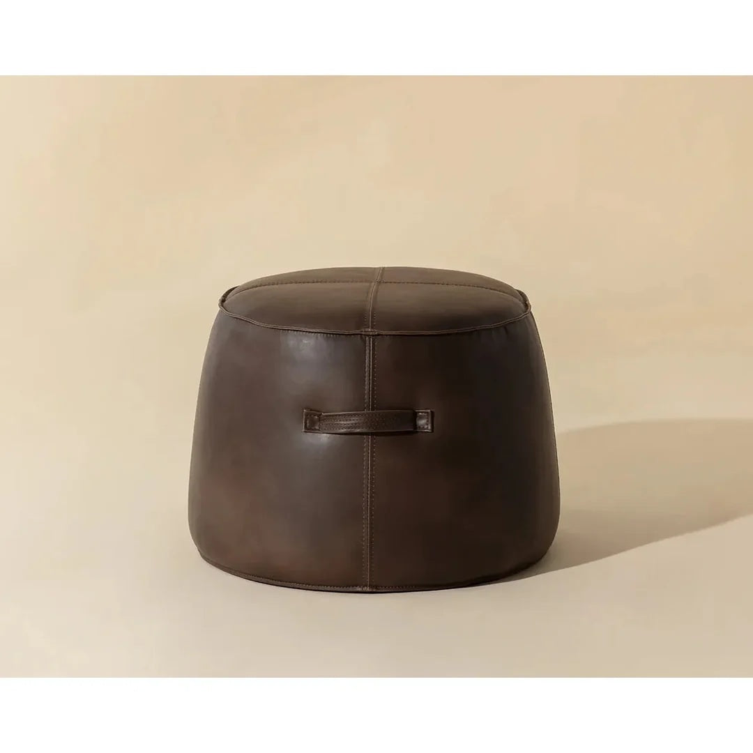 Mitchell Ottoman - Havana Dark Brown