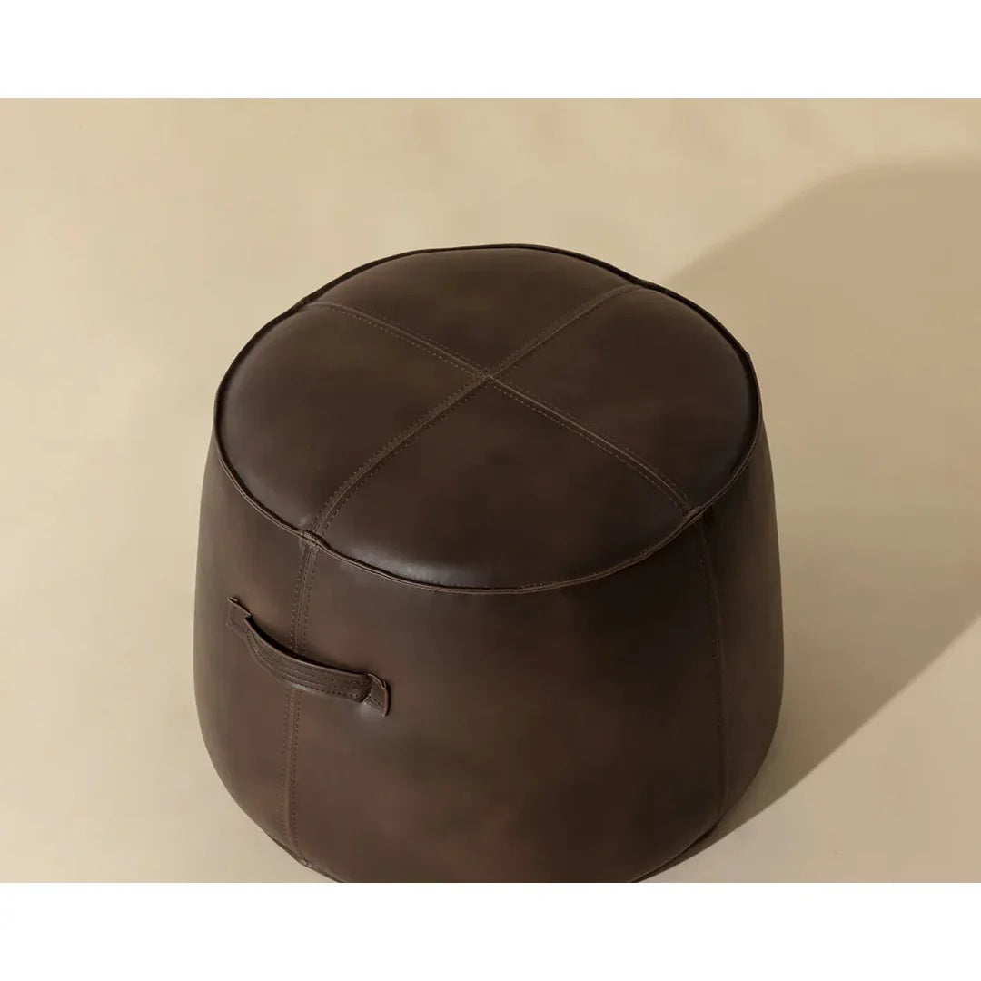 Mitchell Ottoman - Havana Dark Brown
