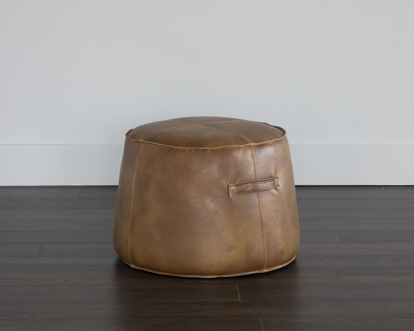 Mitchell Ottoman - Tobacco Tan