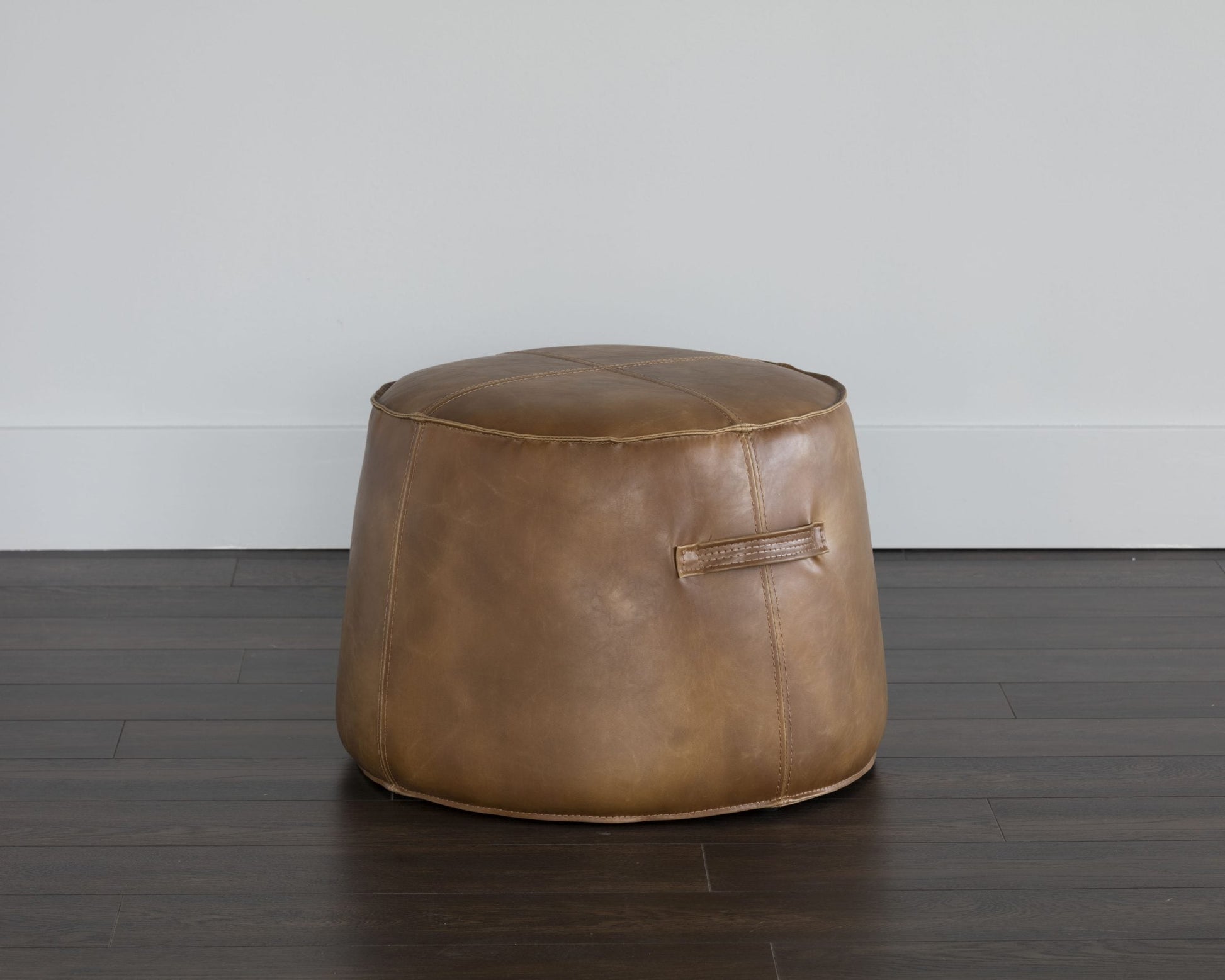 Mitchell Ottoman - Tobacco Tan