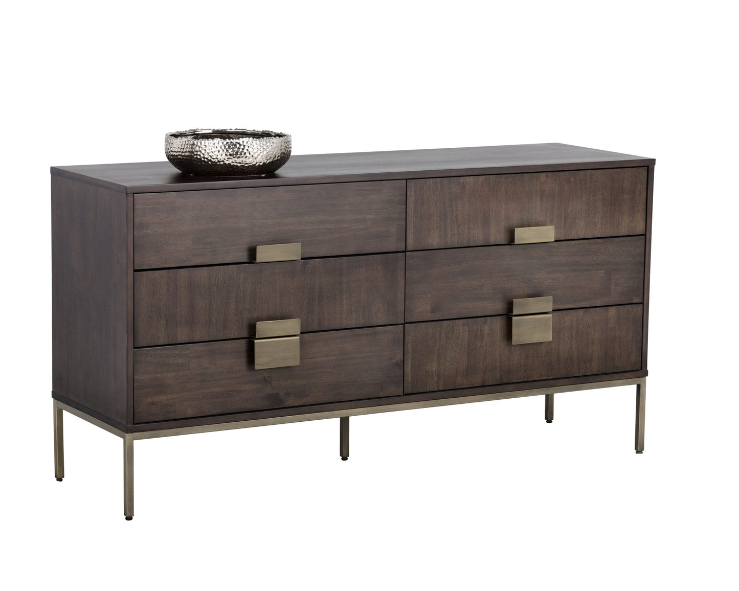 Jade Dresser - Antique Brass - Dark Mango