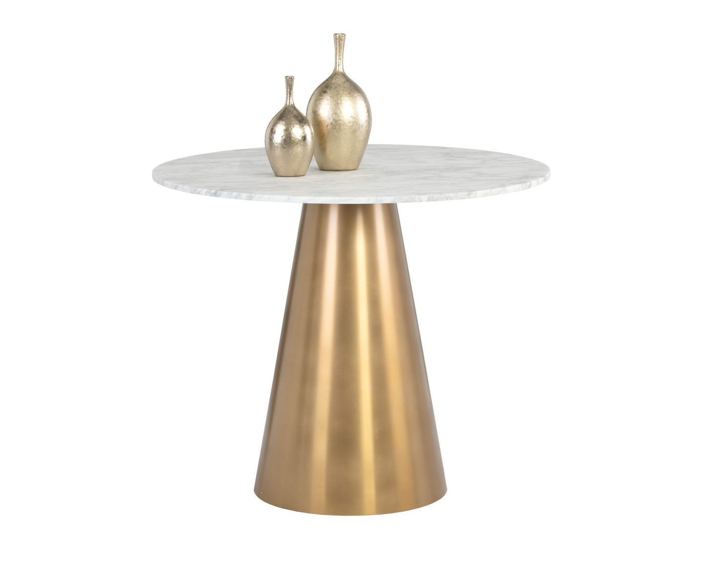 Damon Bistro Table - Gold - 35.5"