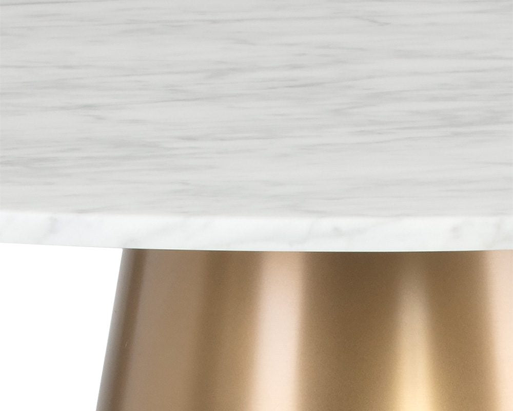 Damon Bistro Table - Gold - 35.5"