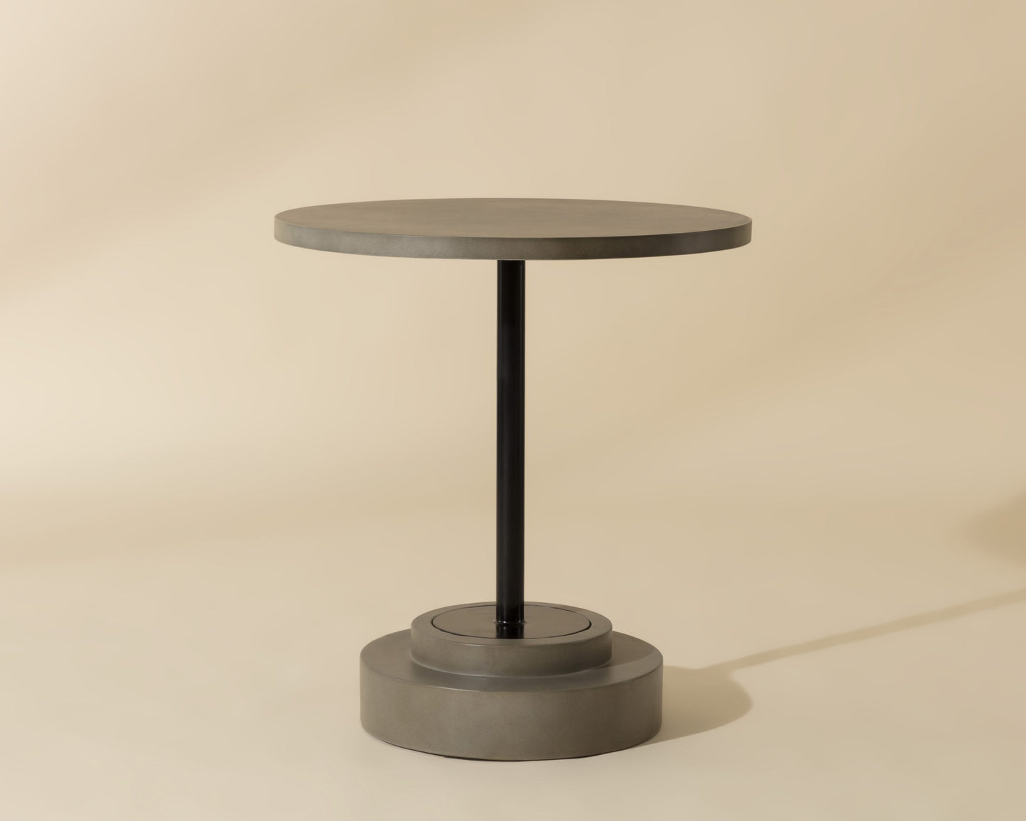 Marlowe Bistro Table - Black - Grey - 27.5"