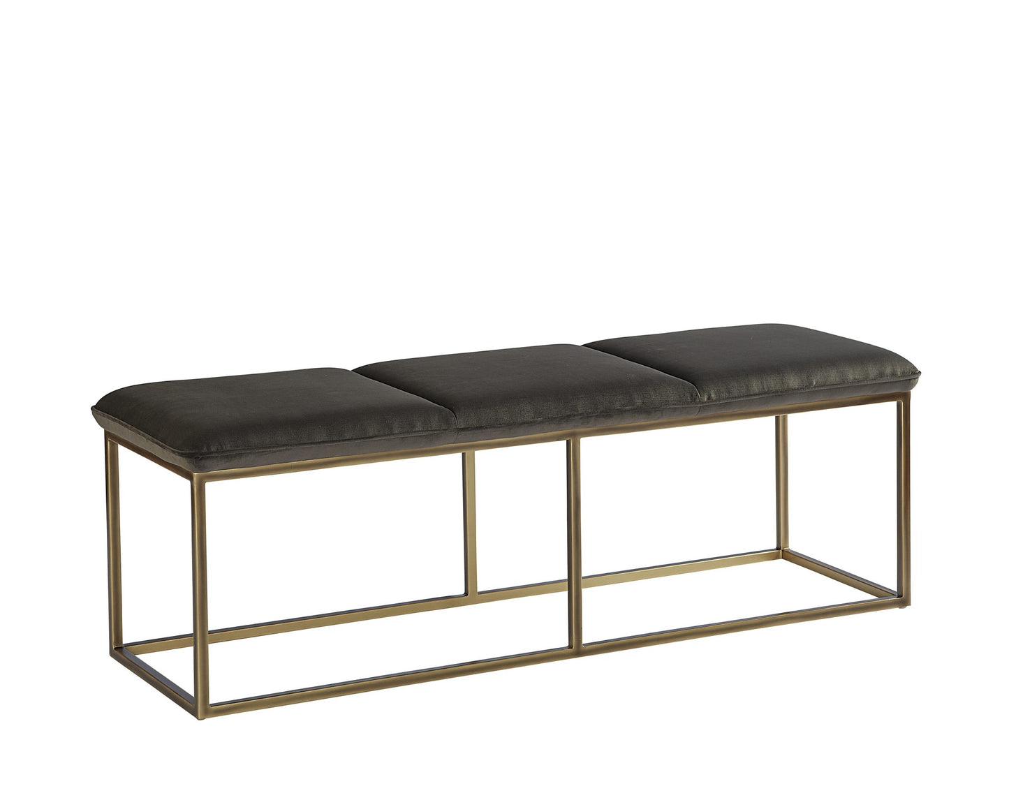 Alley Bench - Rustic Bronze - Piccolo Pebble