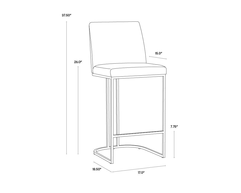 Rayla Counter Stool - Belfast Oatmeal