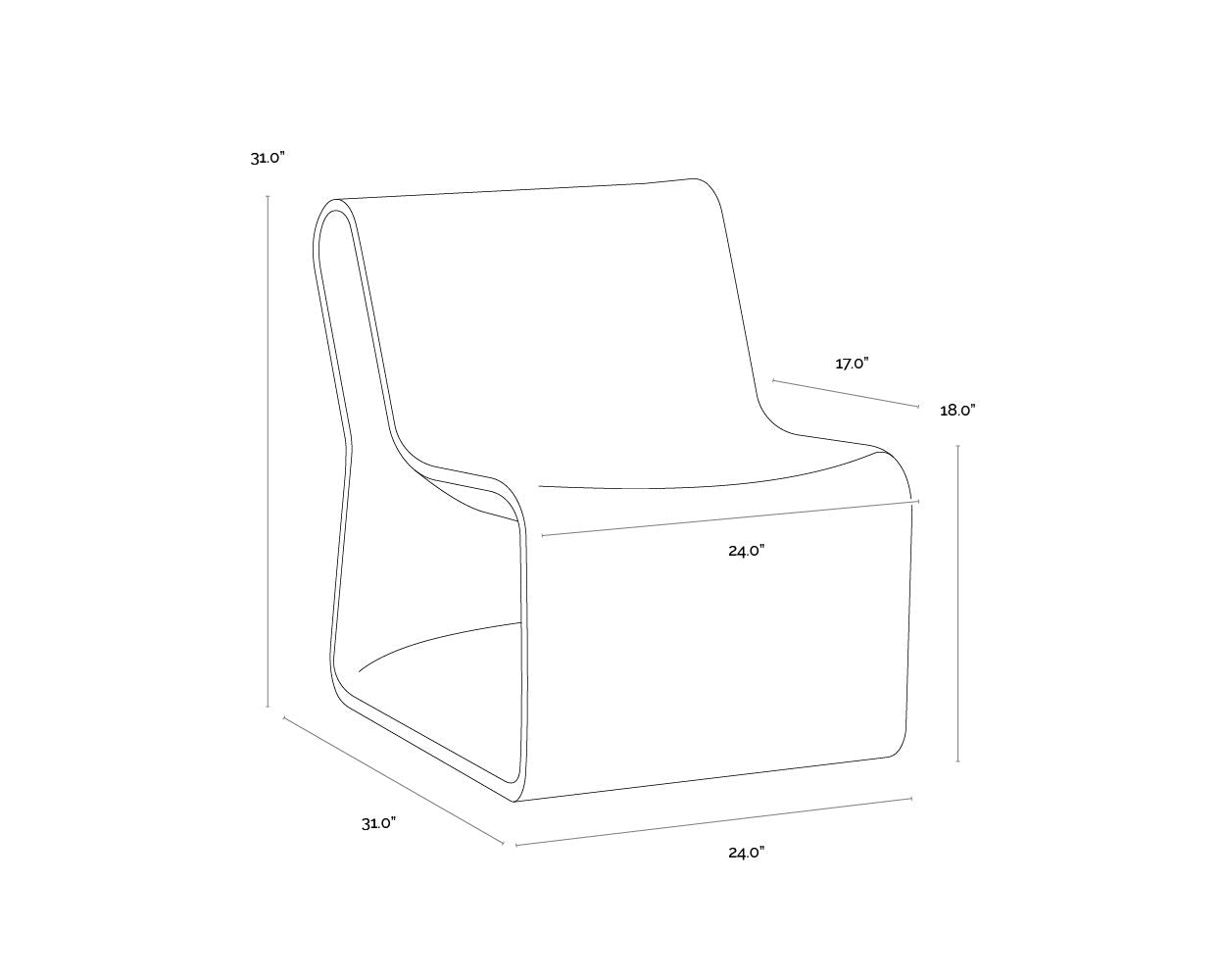 Odyssey Lounge Chair - Grey