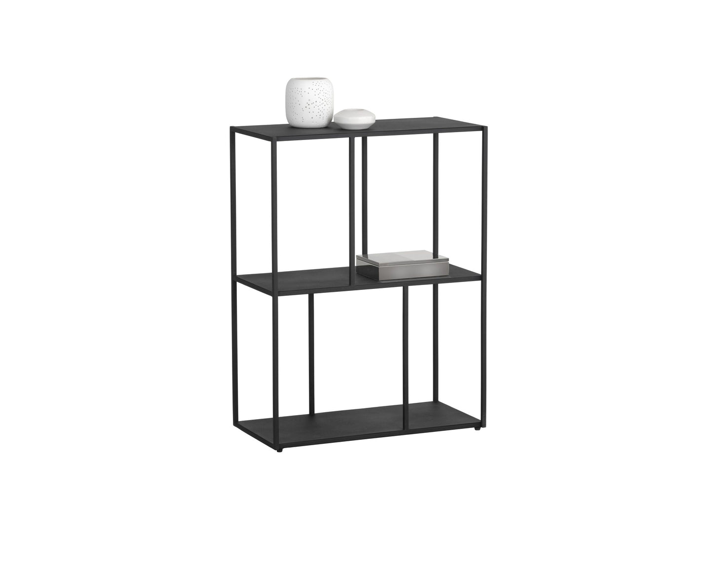 Eiffel Low Bookcase - Small - Black