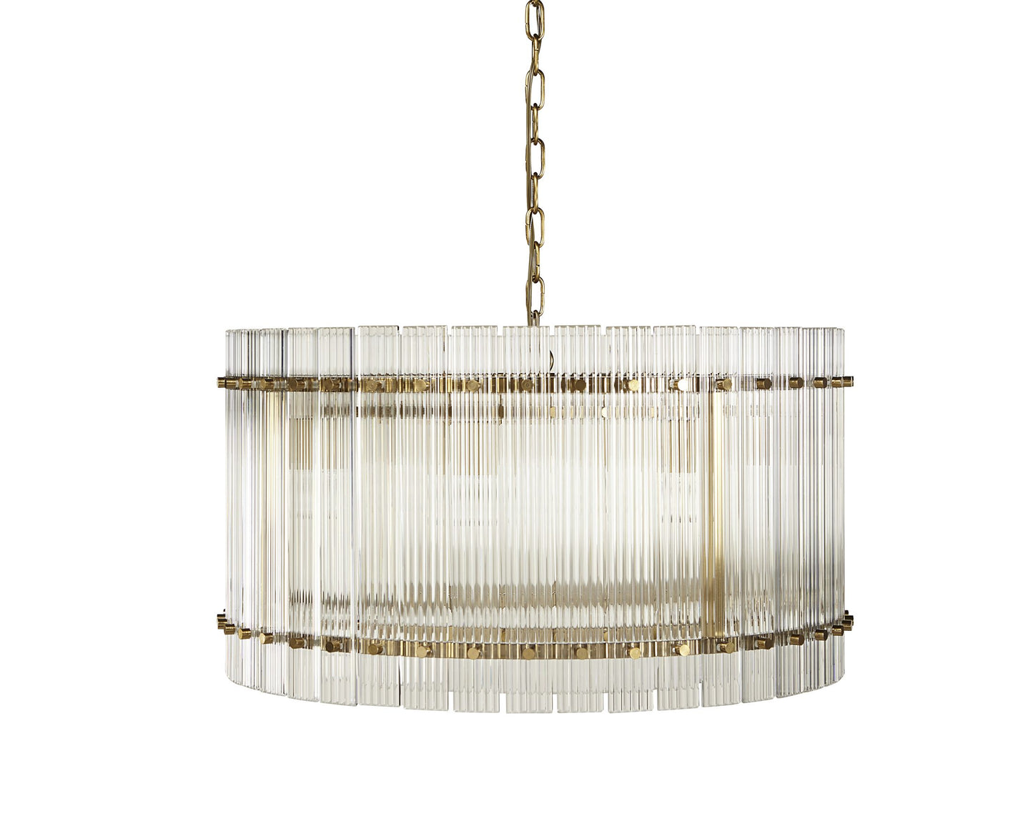 Kore Chandelier - Small - Brass - Clear
