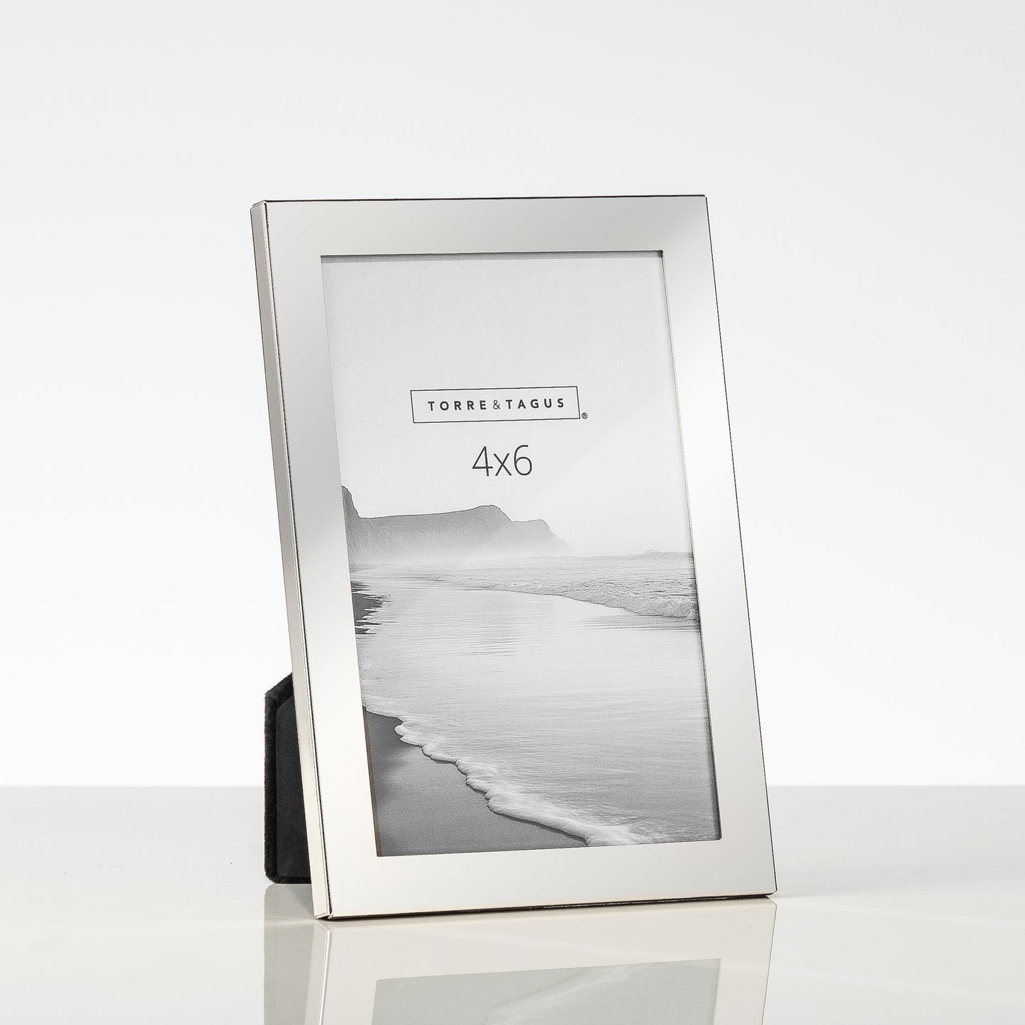 Olympic Silver Plated Metal Photo Frame - 4x6 Inch