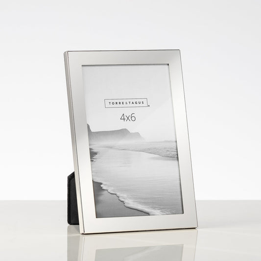 Olympic Silver Plated Metal Photo Frame - 4x6 Inch