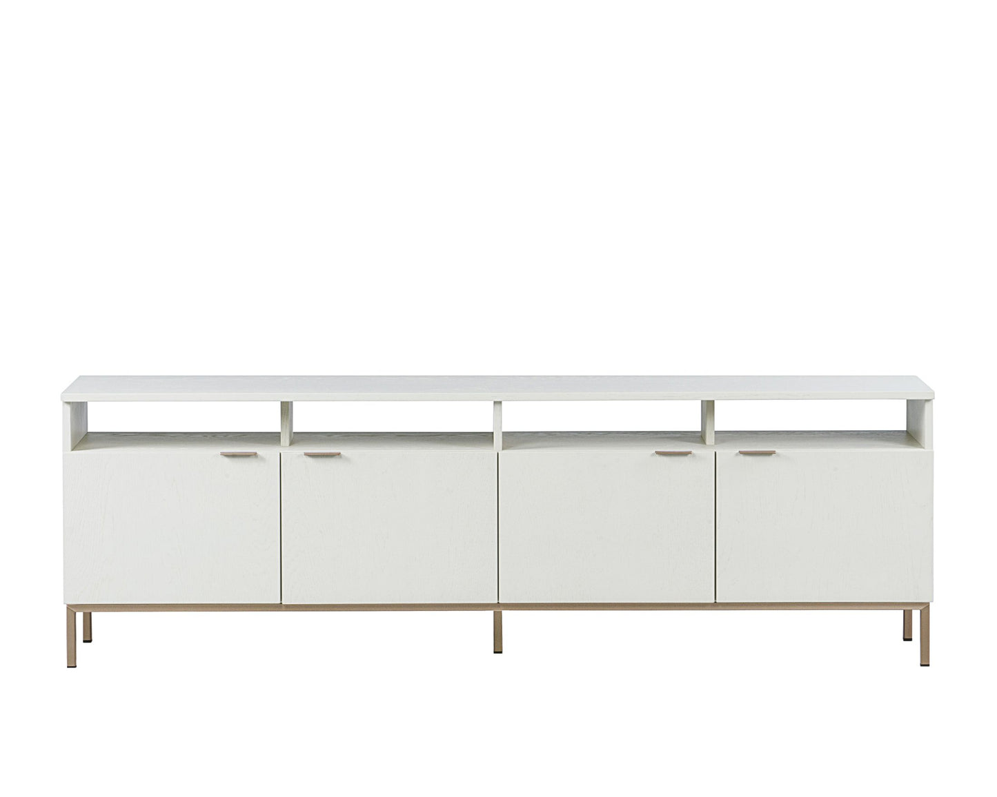 Ambrose Modular Storage Cabinet - Champagne Gold - Cream
