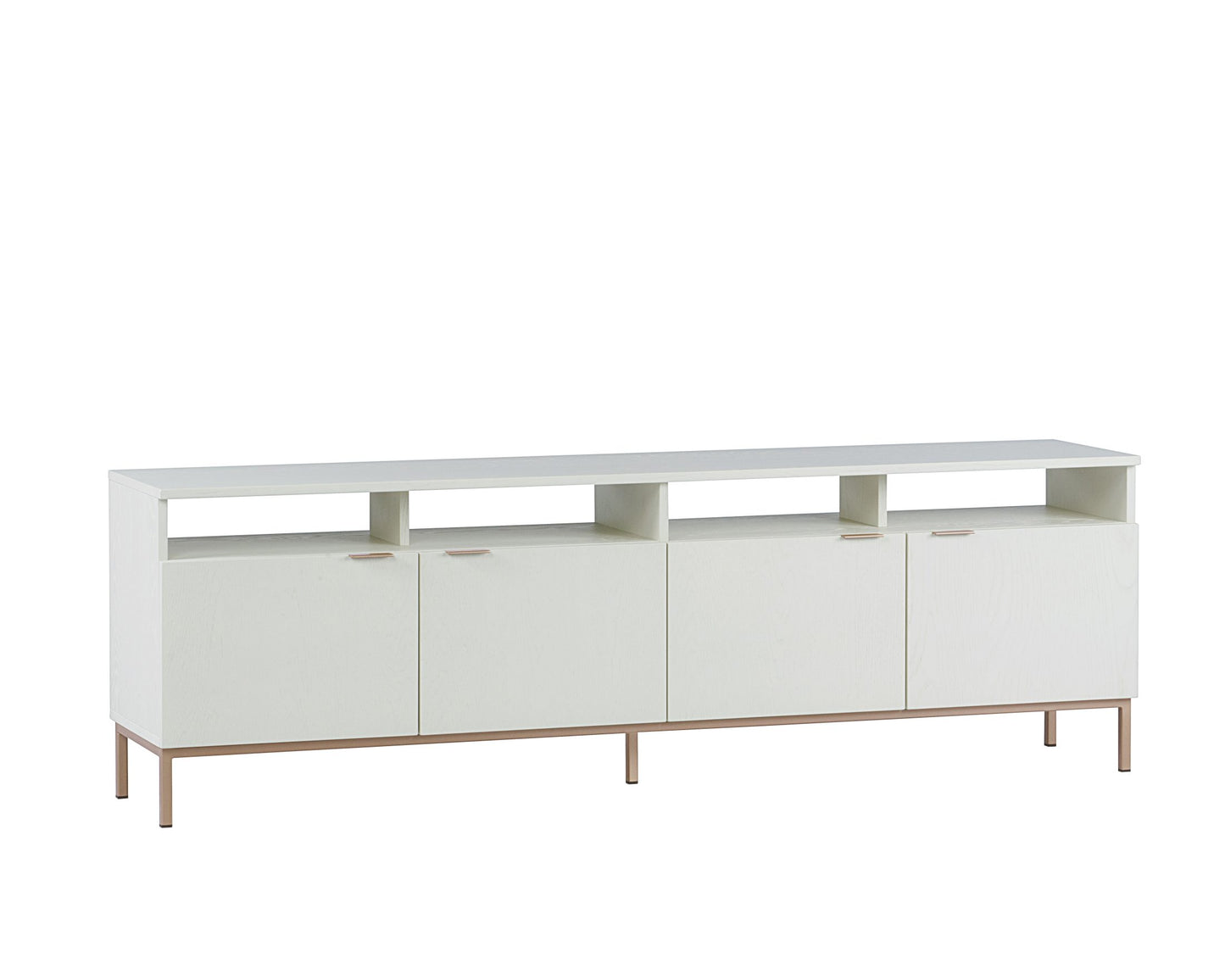 Ambrose Modular Storage Cabinet - Champagne Gold - Cream