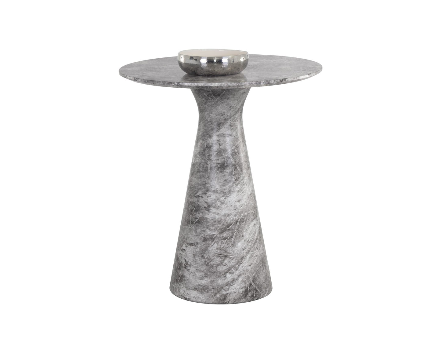 Shelburne Counter Table - Marble Look - Grey