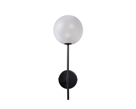 Izora Sconce - Black - Frosted