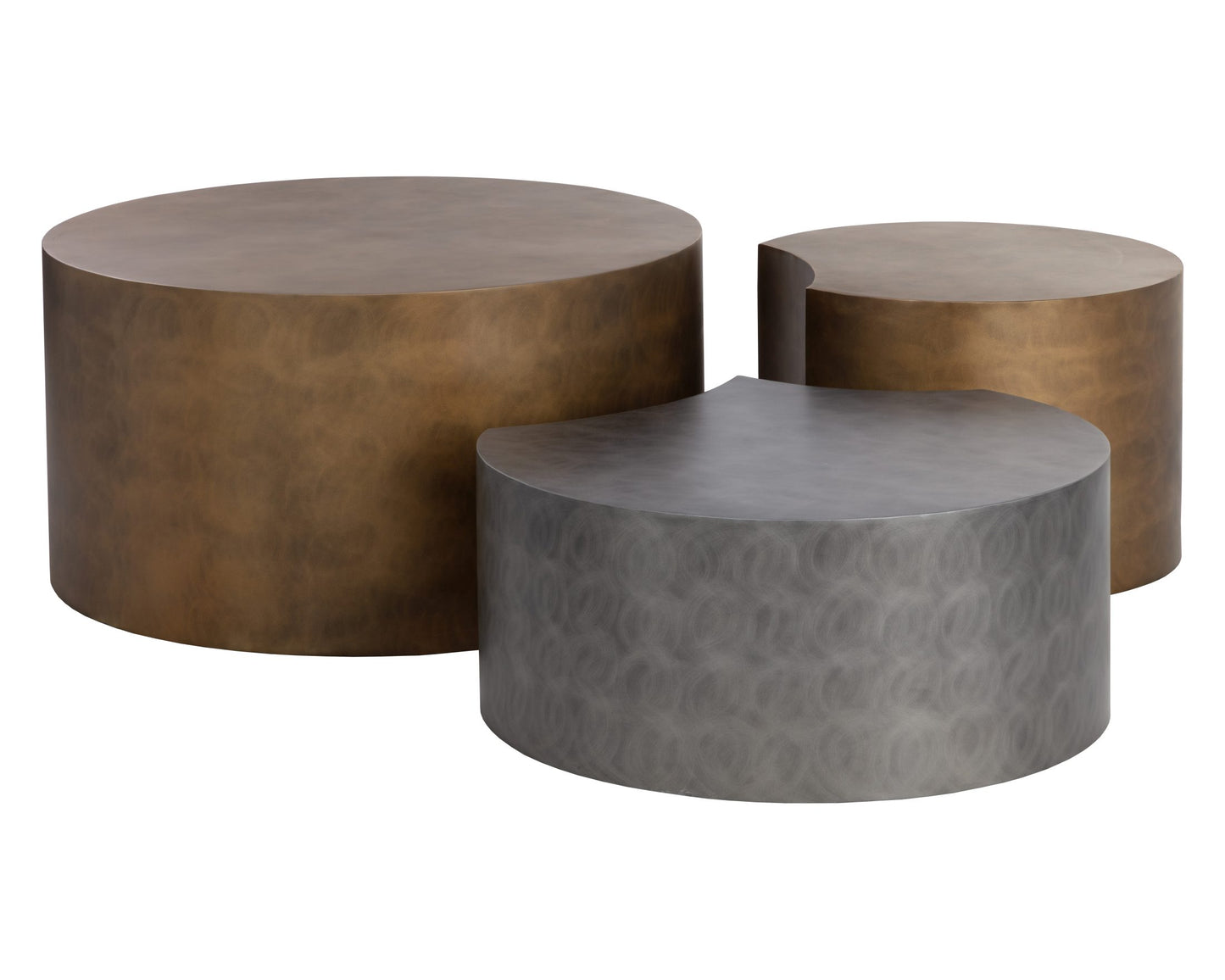 Neo Nesting Coffee Table - Antique Brass