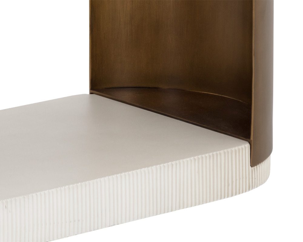 Cavette Console Table - White