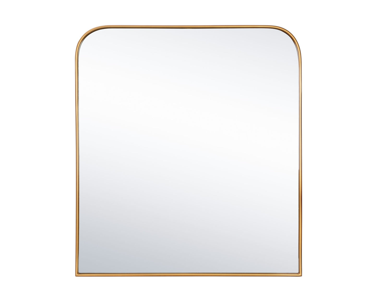 Calabasas Wall Mirror - Brass