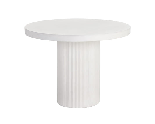 Nicolette Dining Table - White - 40"