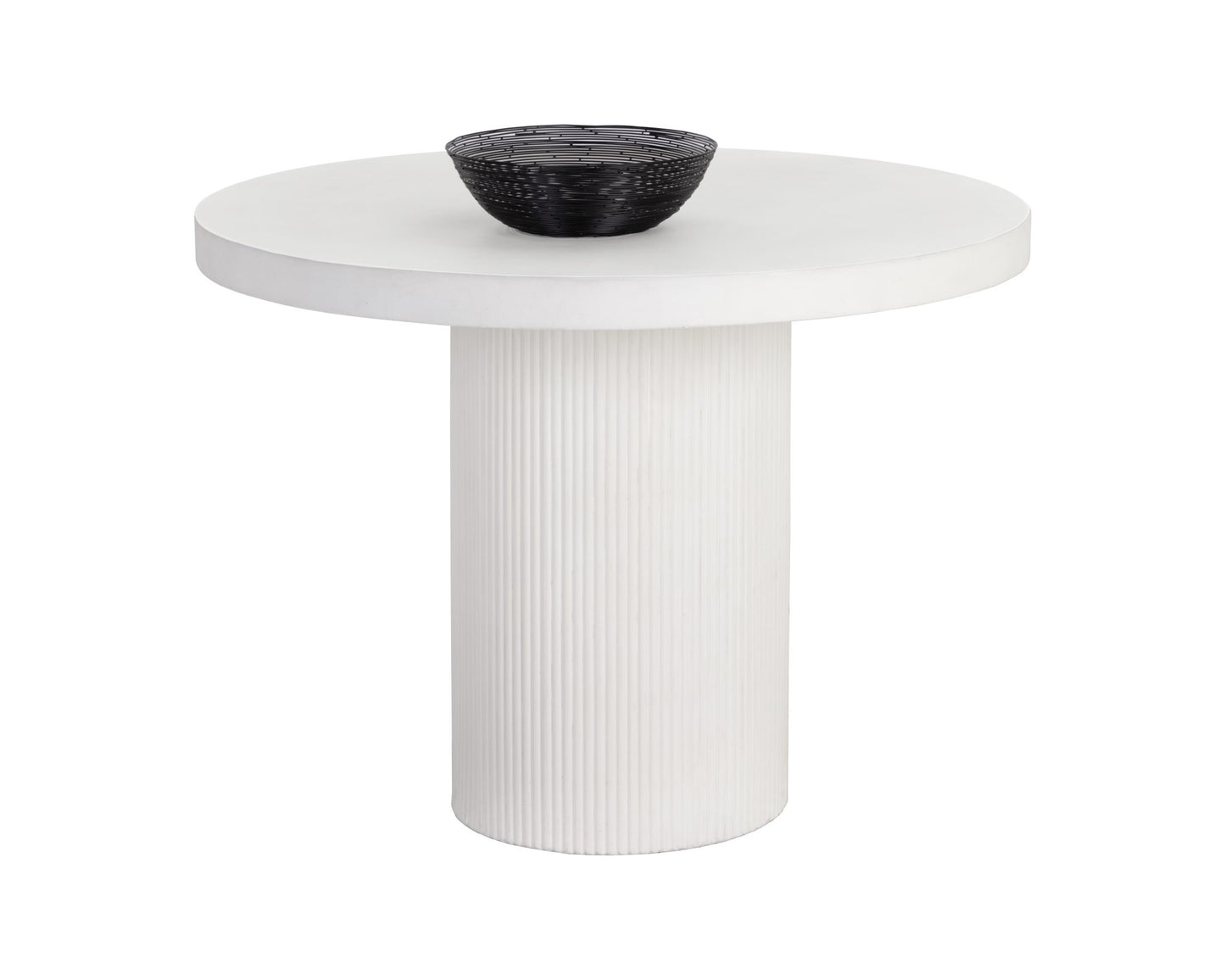 Nicolette Dining Table - White - 40"