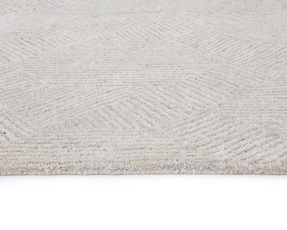 Calais Hand-Tufted Rug - Oatmeal / Grey - 8' X 10'