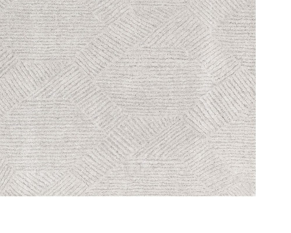 Calais Hand-Tufted Rug - Oatmeal / Grey - 8' X 10'