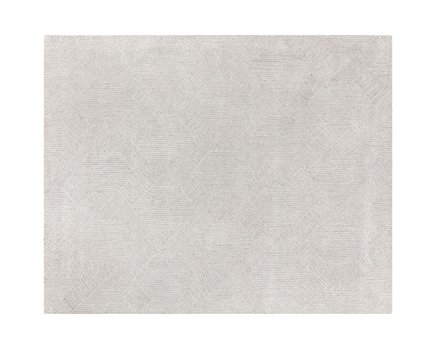 Calais Hand-Tufted Rug - Oatmeal / Grey - 8' X 10'