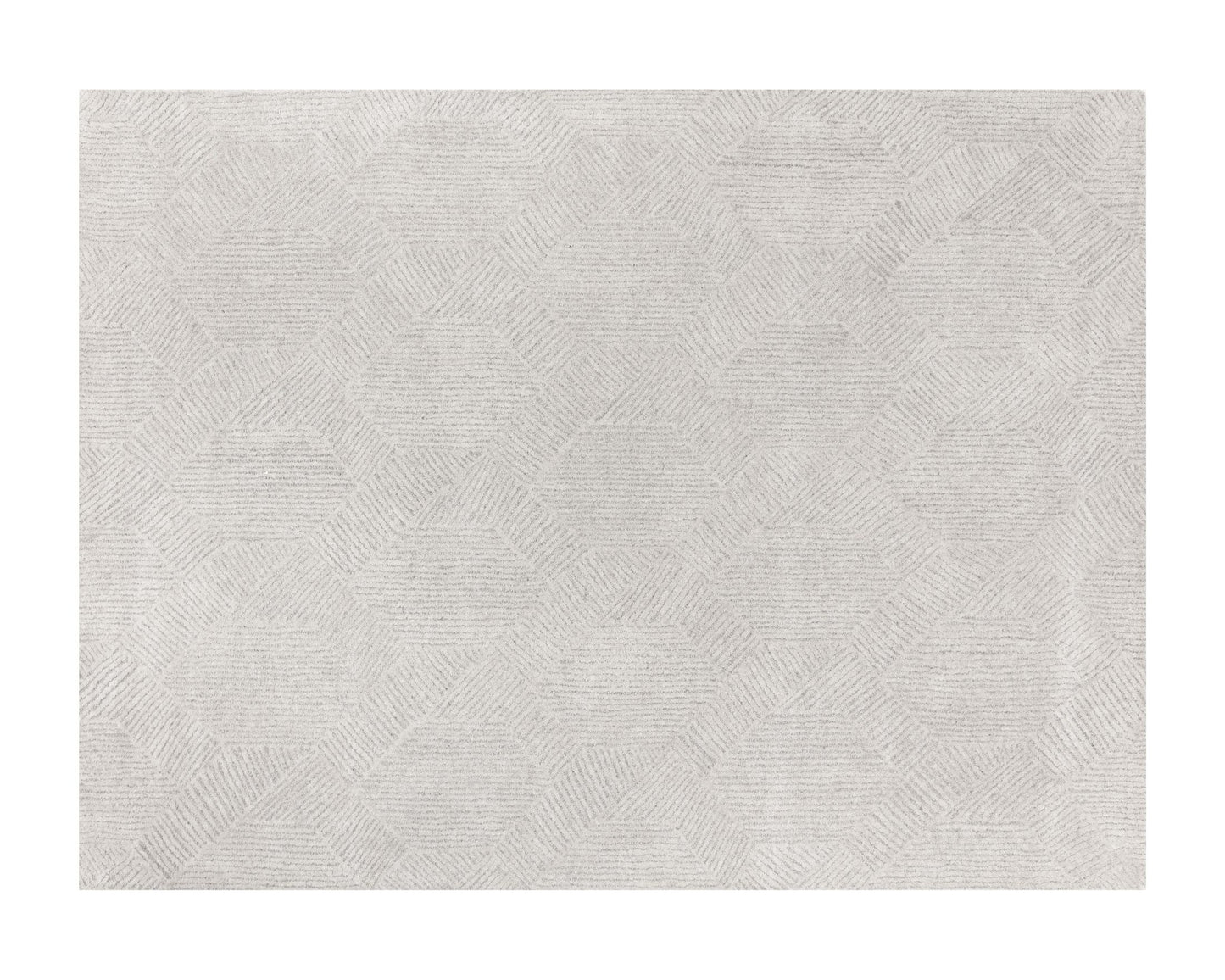 Calais Hand-Tufted Rug - Oatmeal / Grey - 9' X 12'
