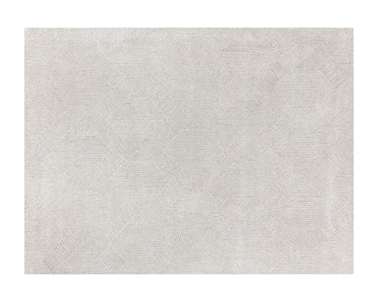 Calais Hand-Tufted Rug - Oatmeal / Grey - 9' X 12'