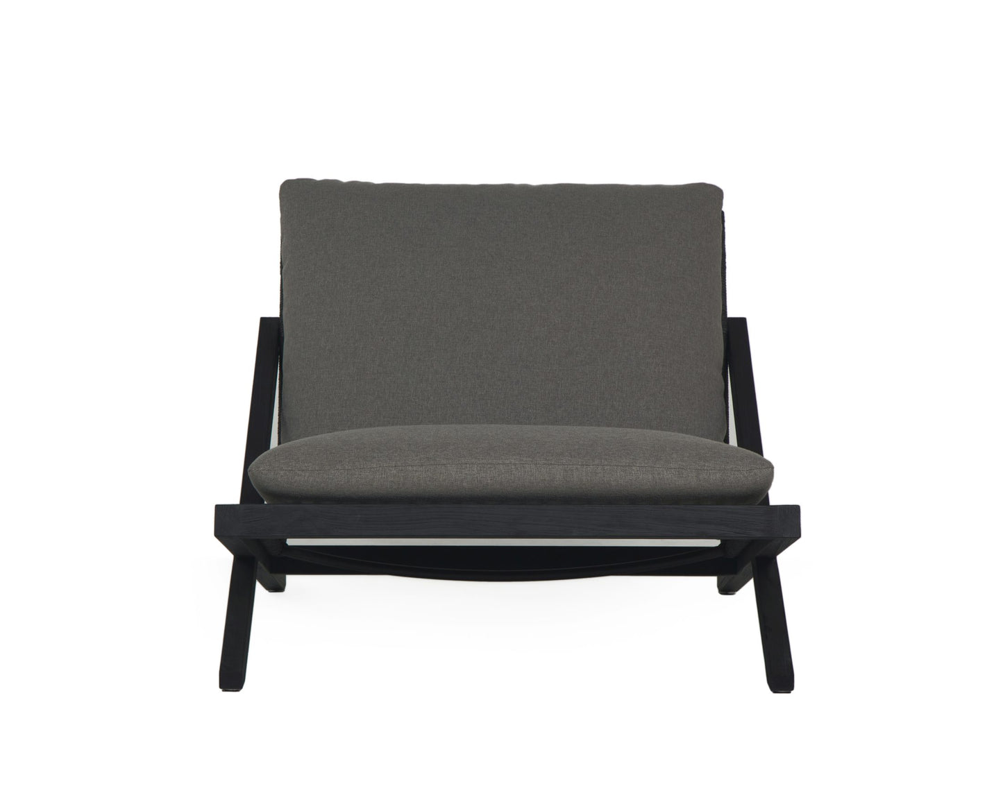 Bari Lounge Chair - Charcoal - Gracebay Grey