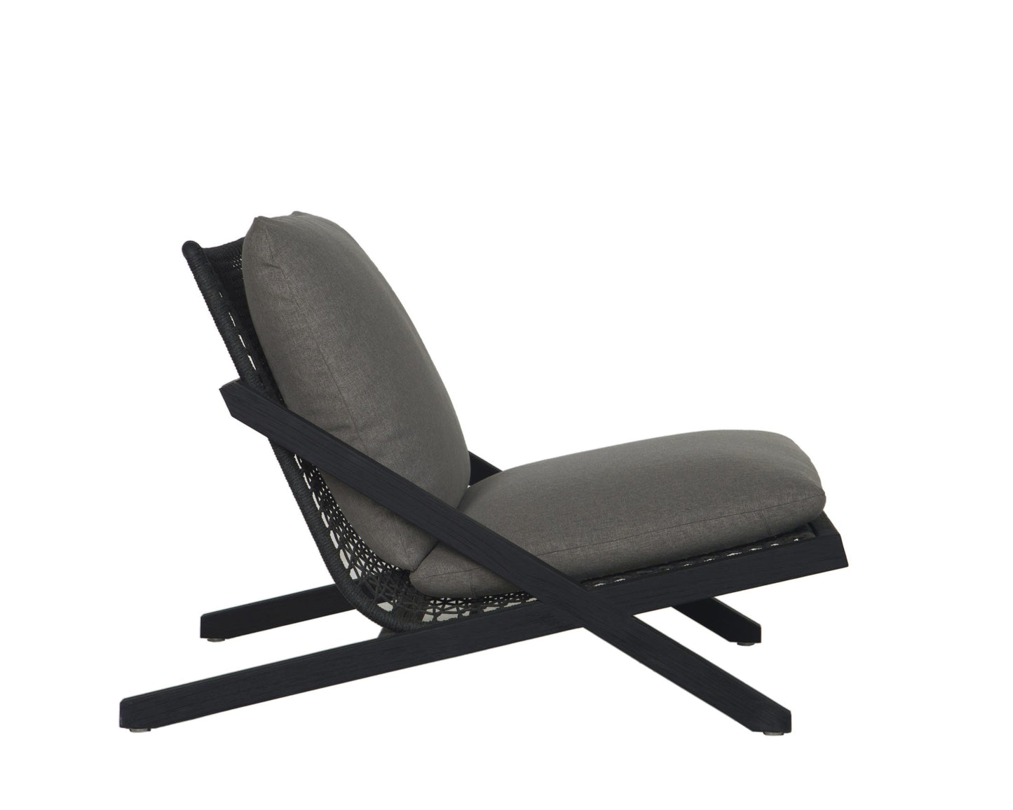 Bari Lounge Chair - Charcoal - Gracebay Grey