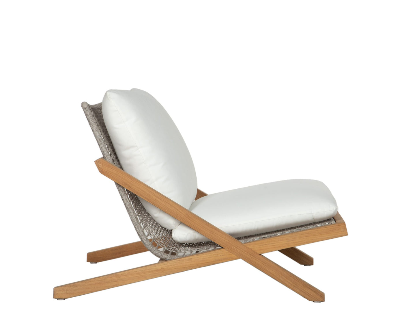 Bari Lounge Chair - Natural - Stinson White