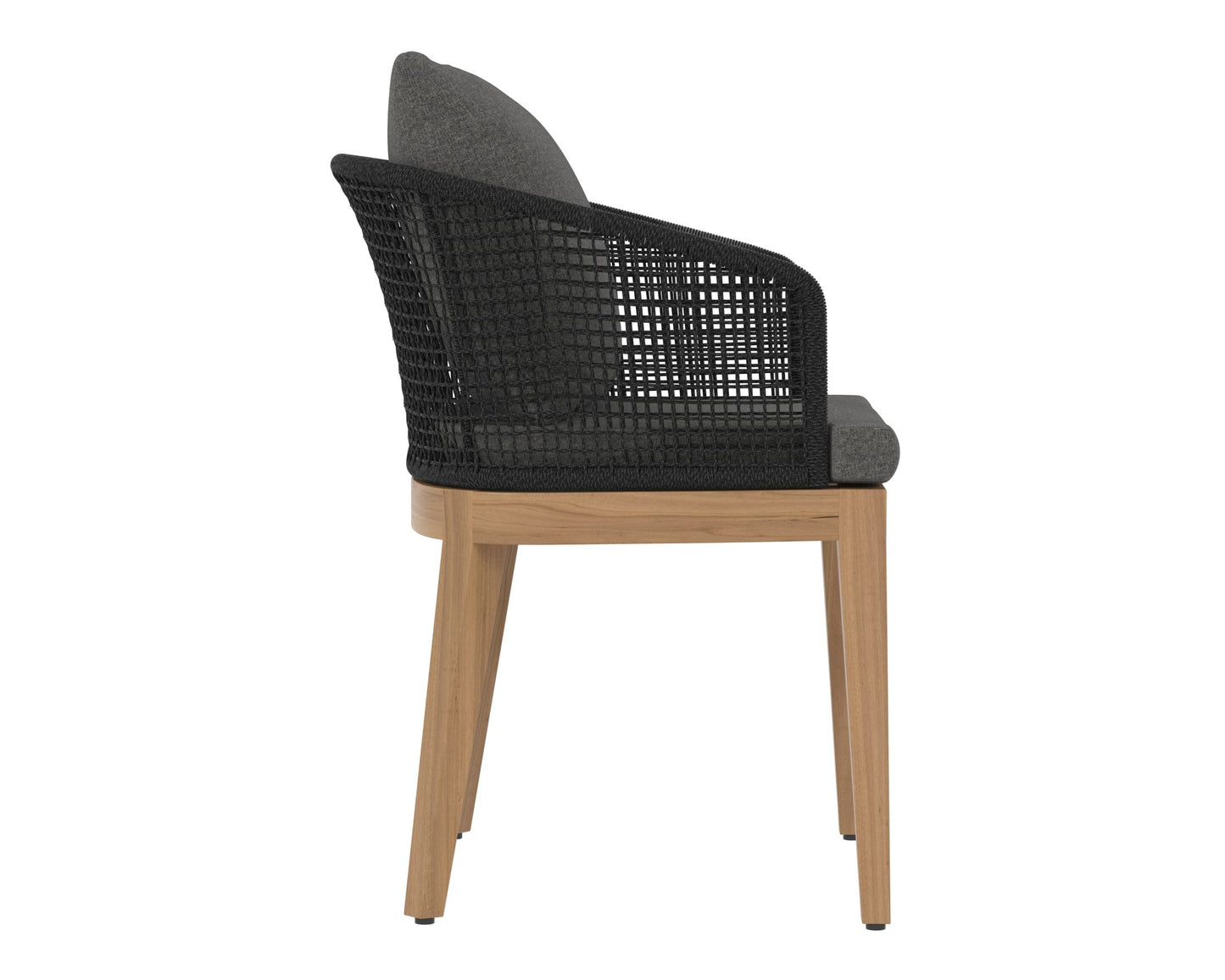 Capri Dining Armchair - Natural - Gracebay Grey