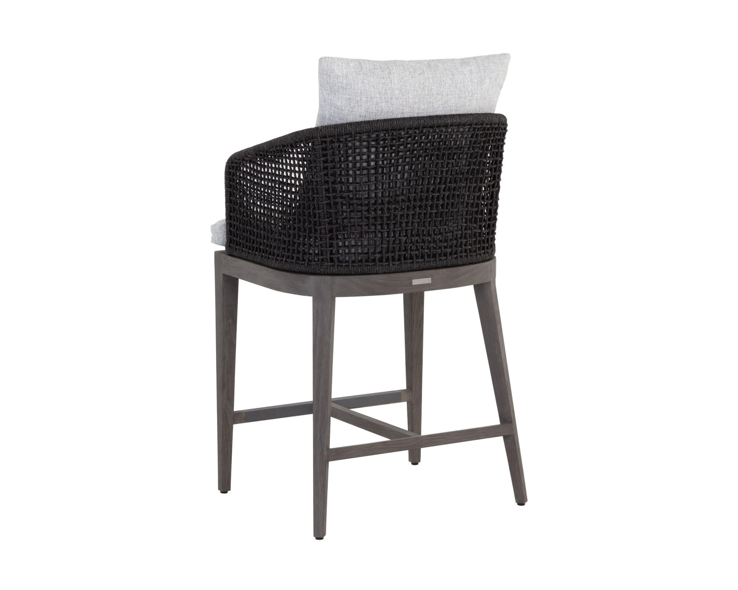 Capri Counter Stool - Smoke Grey - Copacabana Marble